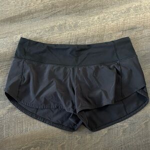 lululemon athletica Women's Black Athletic Shorts
